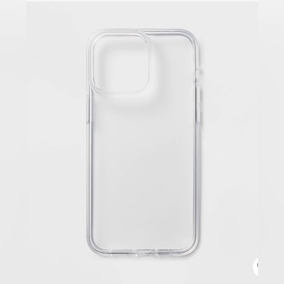 iPhone 15 Pro Max Clear Case - Hard Shell with Rubber Bumpers - heyday  … - Picture 1 of 8